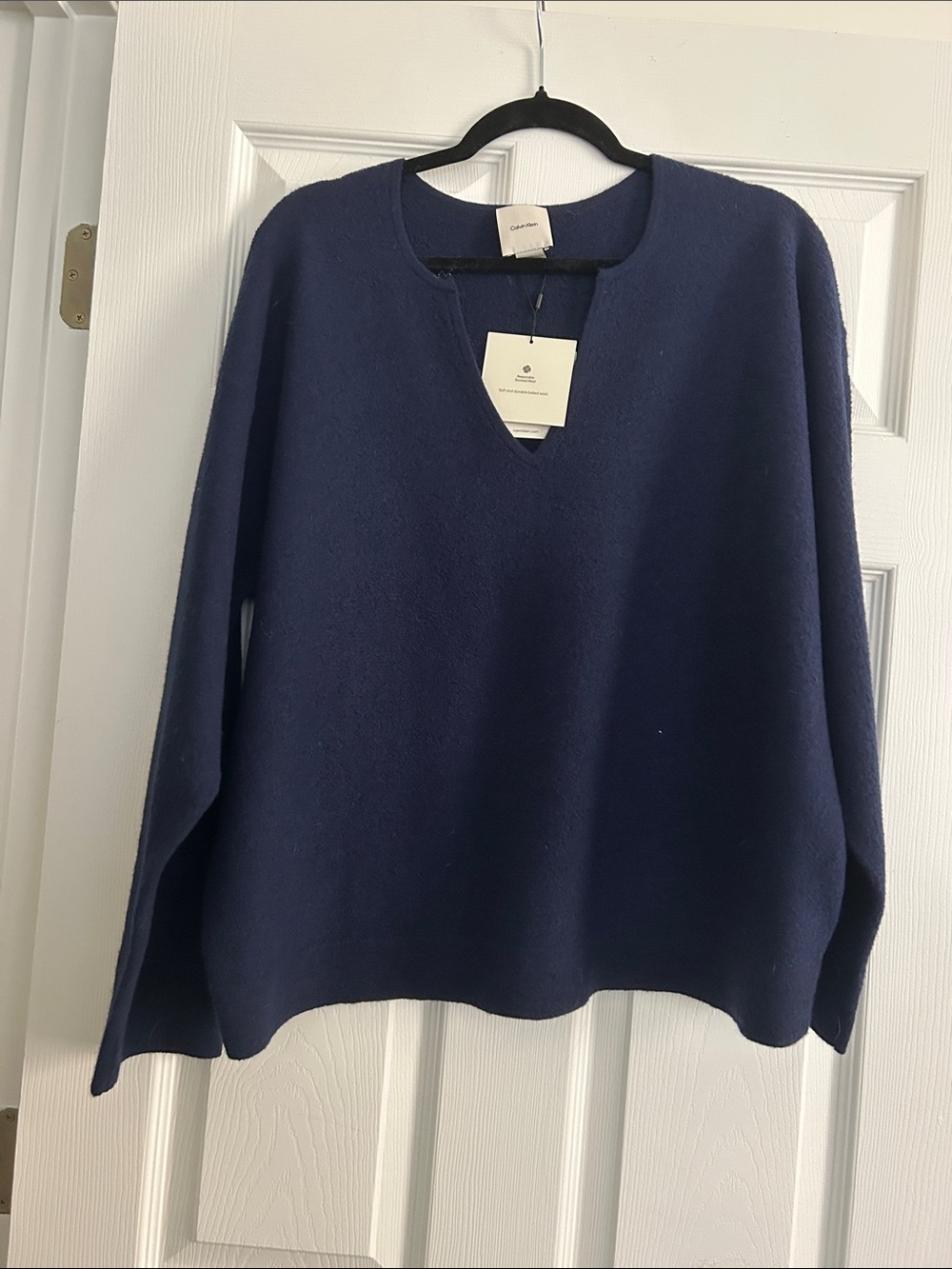Calvin Klein Boiled 100% wool sweater